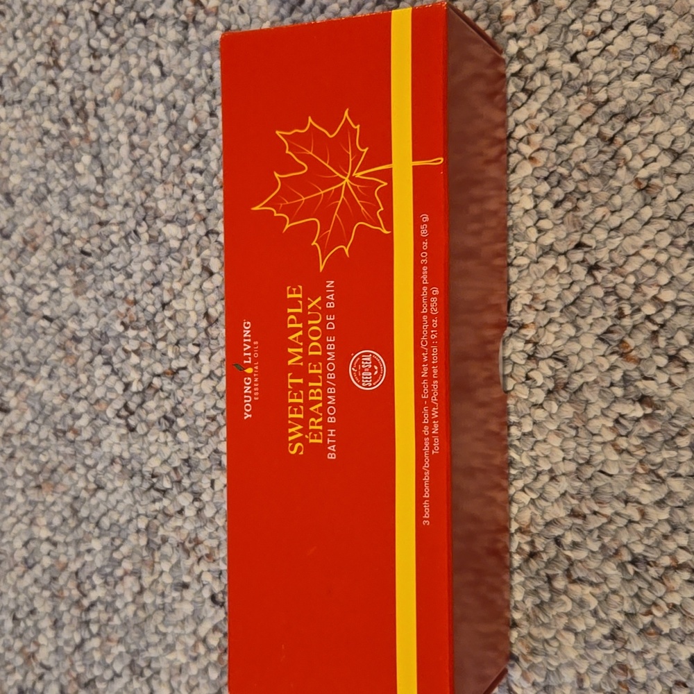 Young Living Red Sweet Maple Bath Bombs